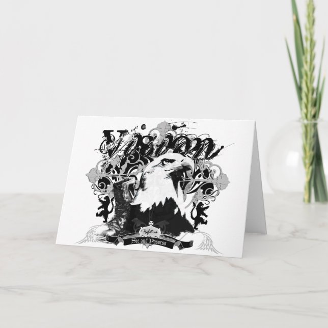 Vision- Se- och innehavskort - Anpassat Helgkort (Framsida)