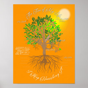 Vision stiger ombord: Träd av mitt liv Poster