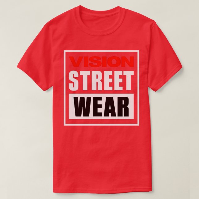 Vision Street Bära T Shirt (Design framsida)