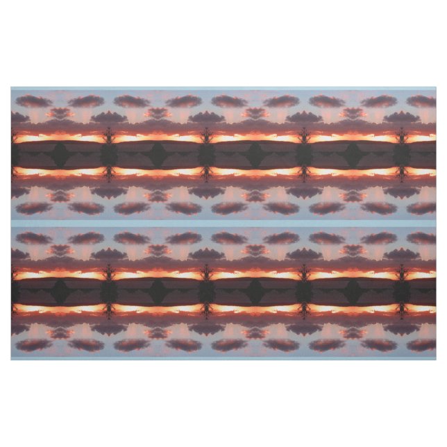 Vision vid solnedgång tyg (Fat Quarter)
