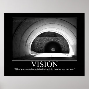 VISIONaffisch - (Motivational) tunnel, Poster