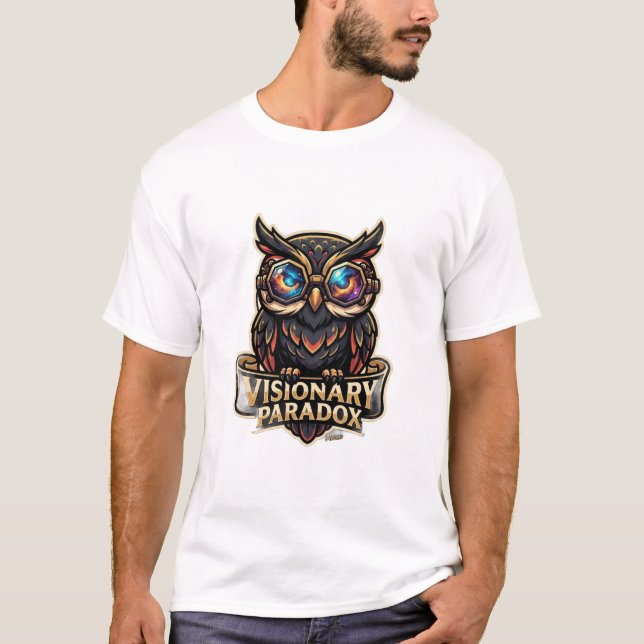 Visionär Paradox Ugglor T-Shirt (Framsida)