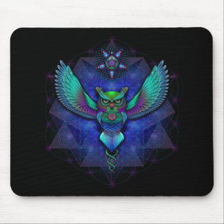 Visionär uggla Mousepad Musmatta