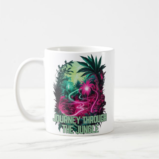 Visionär Voyage - Journey genom djungeln Kaffemugg (Vänster)