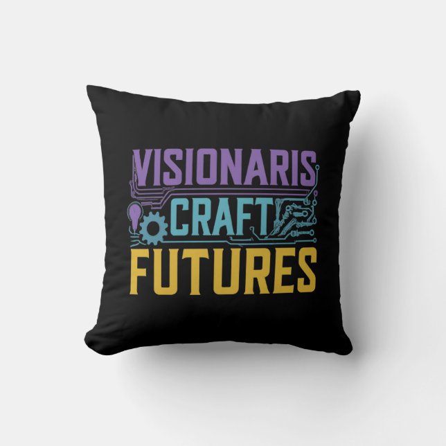 Visionärers Craft Futures Kudde (Framsida)