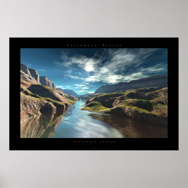 Visionary Canyon Poster (Framsidan)