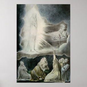 Visionen av Eliphaz, 1825 Poster