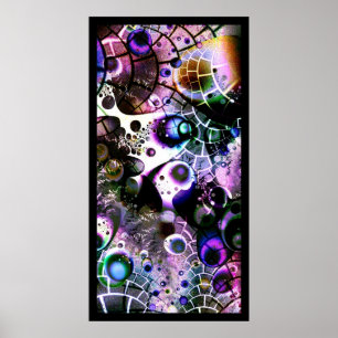 Visionen av ett oändligt universum i en Finite Poster