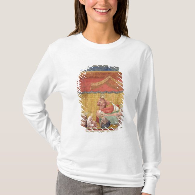 Visionen av Pope Gregory IX 1297-99 Tee Shirt (Framsida)