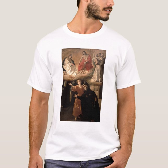 Visionen av St. Alphonsus Rodriguez T Shirt (Framsida)
