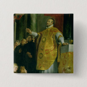 Visionen av St Ignatius av Loyola Knapp