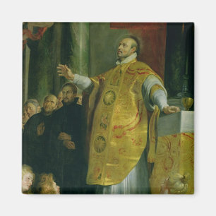 Visionen av St Ignatius av Loyola Magnet