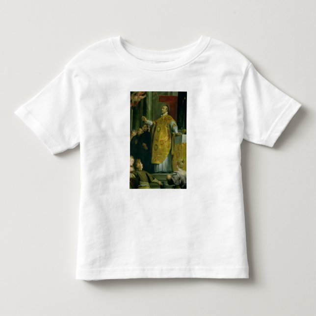 Visionen av St Ignatius av Loyola T-shirt (Framsida)
