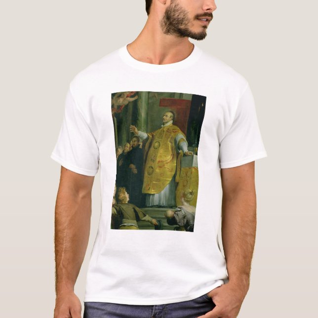 Visionen av St Ignatius av Loyola Tee (Framsida)
