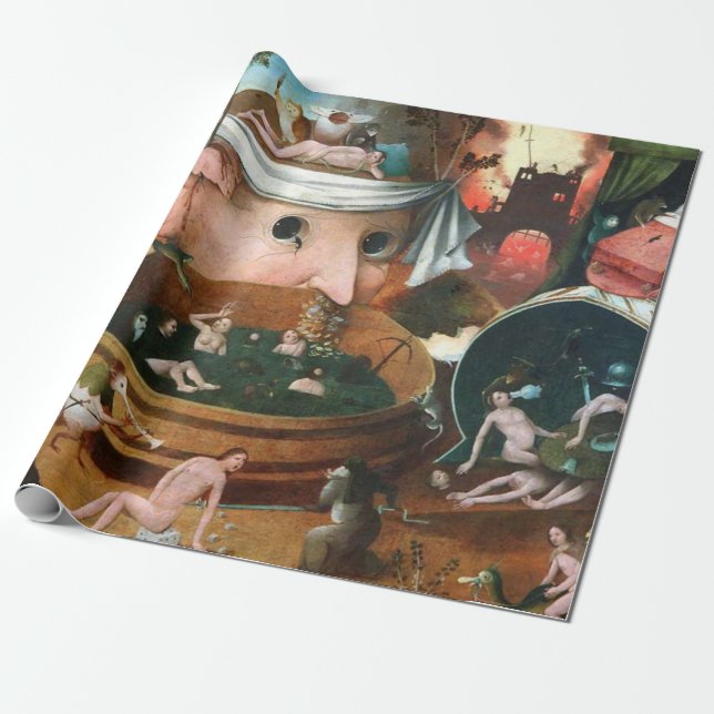 Visionen av Tondal - Hieronymus Bosch Presentpapper (Utrullad)