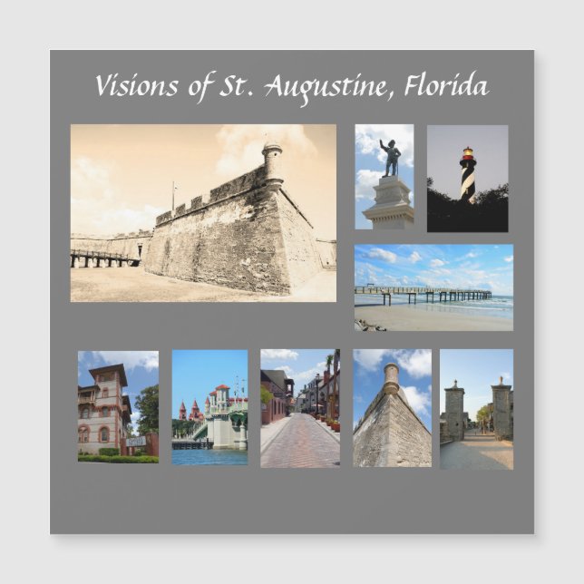 Visioner av historik St. Augustine, Florida (Framsida)