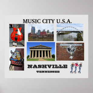 Visioner av Nashville, Tennessee Poster