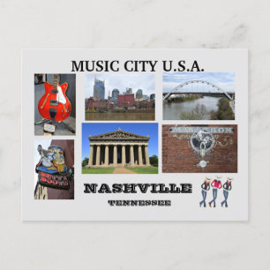 Visioner av Nashville, Tennessee-vykort Vykort