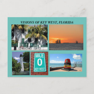 Visioner av Nyckel Väster, Florida Vykort