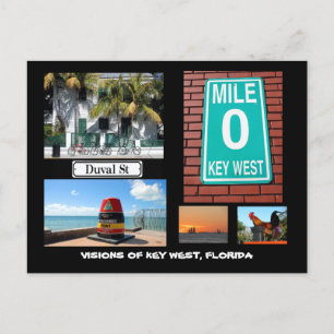 Visioner av Nyckel Väster, Florida Vykort
