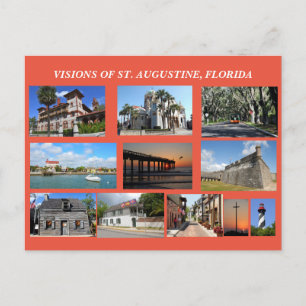 Visioner av Saint Augustine, Florida Vykort