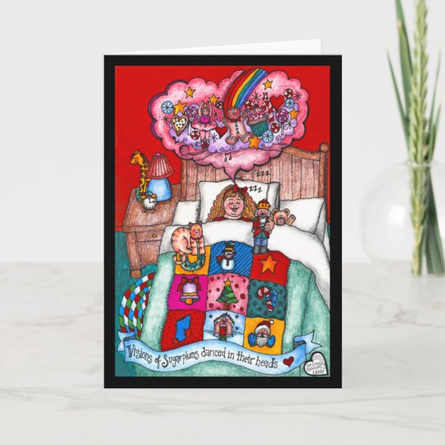 Visioner av sockerplatskort kort (Framsida)