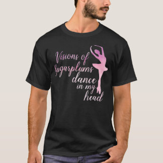 Visioner av sockerplommon Nutcracker Dance T Shirt