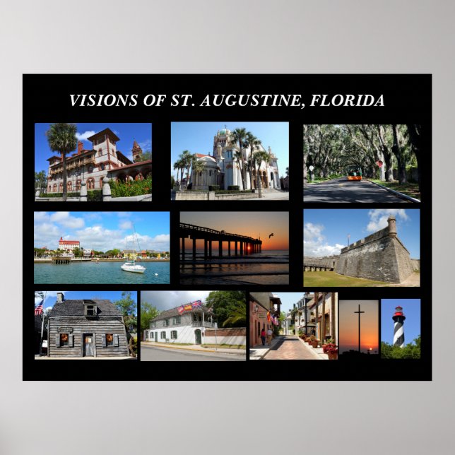 Visioner av St. Augustine, Florida Poster (Framsidan)