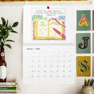 Visioner och versioner av inspirationskalender kalender
