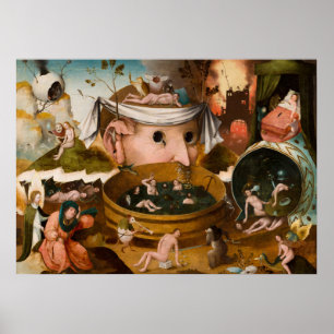 Visionerna av Tondal, 1479 av Hieronymus Bosch Poster
