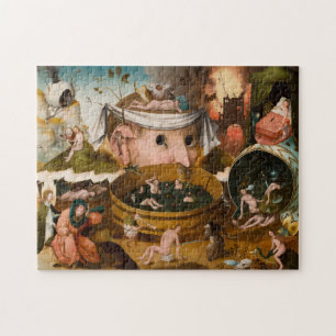 Visionerna av Tondal, 1479 av Hieronymus Bosch Pussel