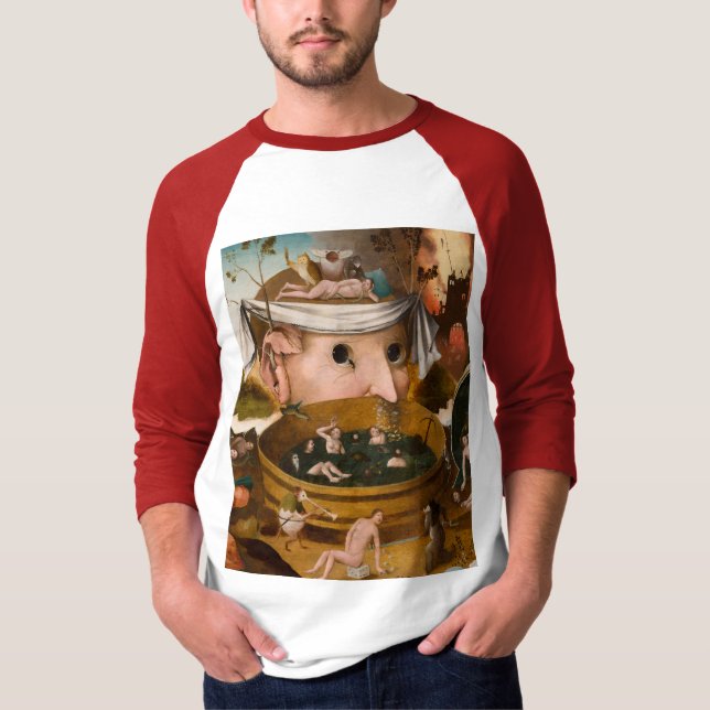 Visionerna av Tondal, 1479 av Hieronymus Bosch T Shirt (Framsida)