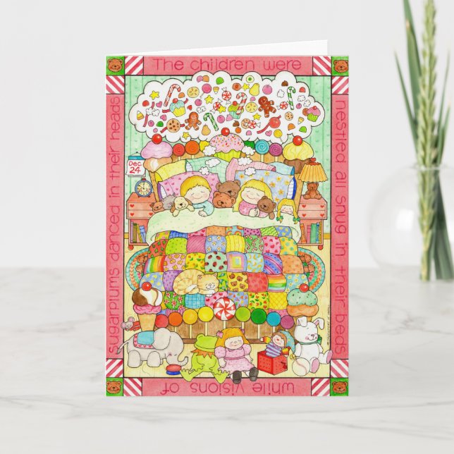 Visions av sockerdroger kort (Framsida)