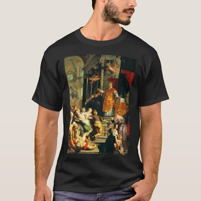 Visions of Ignatius av Peter Paul Rubens T Shirt (Framsida)