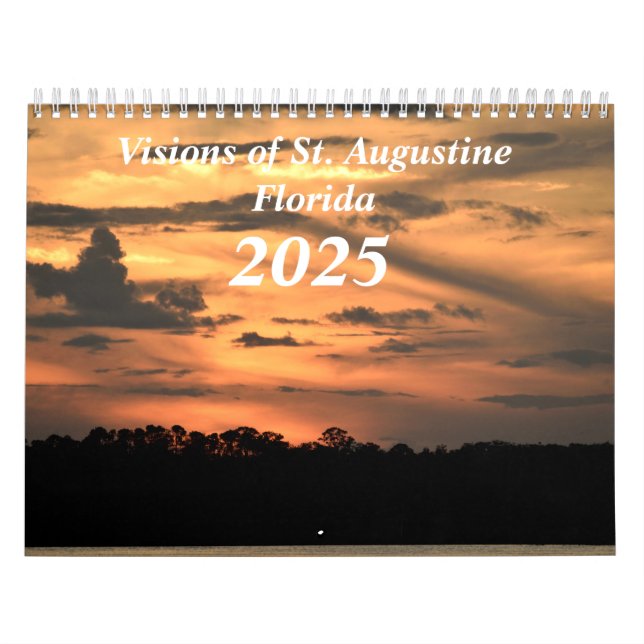 Visions of St. Augustine, Florida 2025 Calendar Kalender (Omslag)