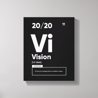 Visionsdefinition | Motiverande Poster Canvastryck