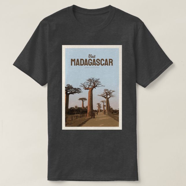 Visit Madagascar T Shirt (Design framsida)