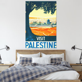 Visit Palestine Canvastryck