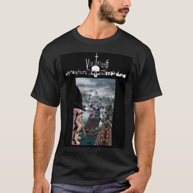 Visitation Tecknad Manar Piper Boy T-shirt (Framsida)