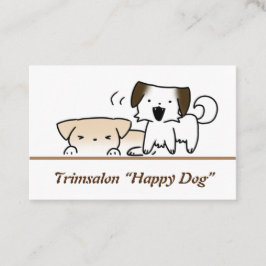 Visitekaartjes puppy, dog visitkort