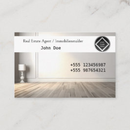 Visitenkarte Immobilienmakler Raumausstatter etc Visitkort