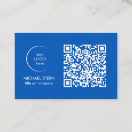 Visitenkarte mit QR-Code & Logo  Visitkort