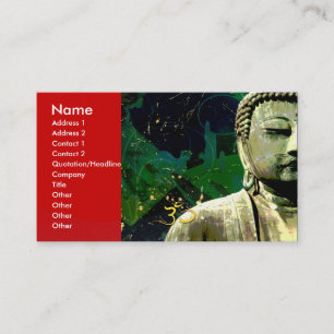 Visitenkort, buddha visitkort