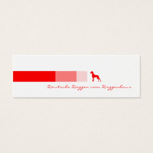 Visitenkort Dogge Litet Visitkort