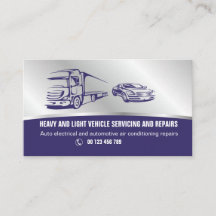Visitenkort för autoservice