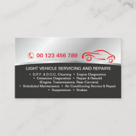 Visitenkort för autoservice visitkort