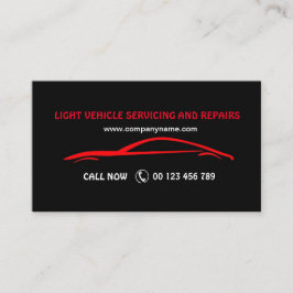 Visitenkort för autoservice visitkort