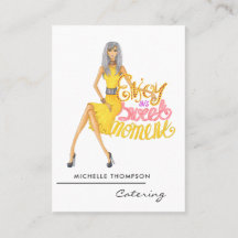 Visitenkort för cateringverksamhet för mat