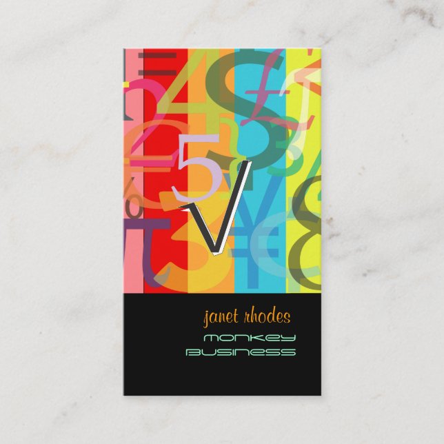 Visitenkort för finansiell planerare visitkort (Framsida)