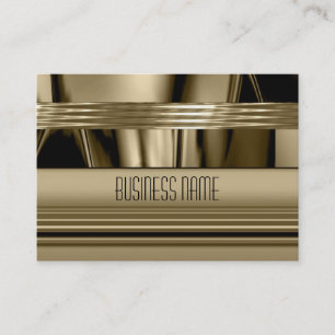 Visitenkort Guld Art Deco Visitkort